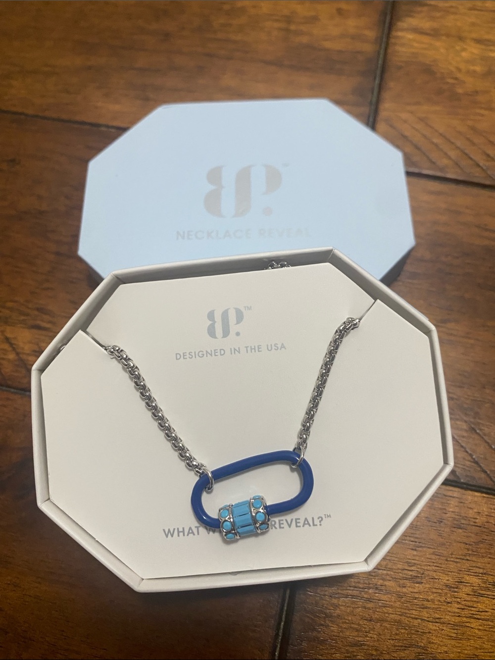 Bomb Party OG Originals Necklace - Turquoise Magnesite - Rhodium Plating